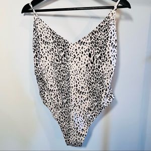 H&M Leopard Bathingsuit/Body Suit (New Without Tags)